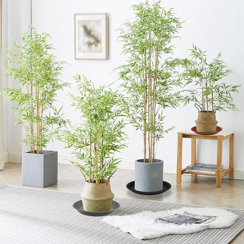 12 Pack 10 Inch Round Plant Saucers for Less 8 Inch Pot Indoors Outdoors Plant Trays for Pots Planter Saucer Plastic Drip Tray Planter Water Tray