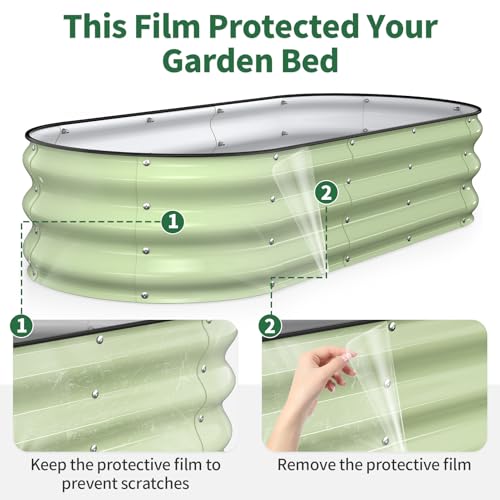 Raised Garden Bed (Fruit Green / 5x2x1FT)