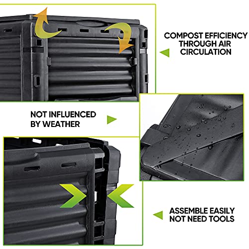 Garden Compost Bin 80 Gallon