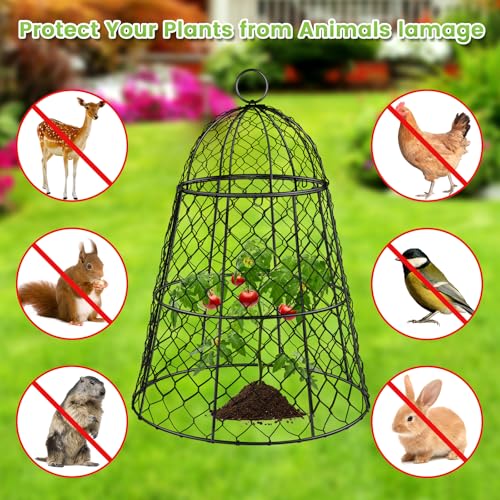 8 Pcs Garden Cloches for Plants