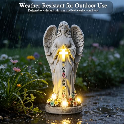 Angel Garden Statues Outdoor Cemetery Decorations for Grave