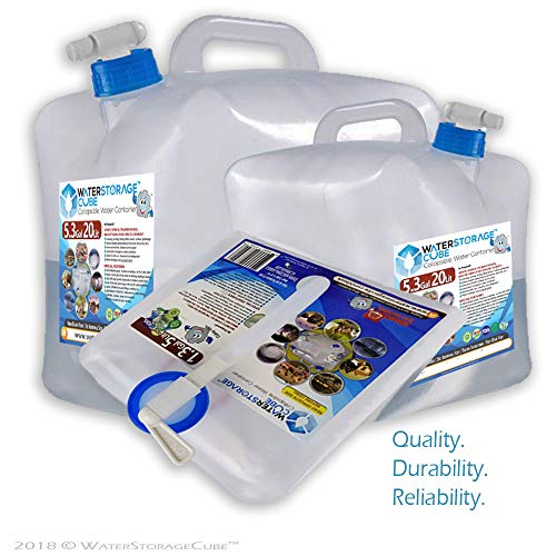 Collapsible Water Container with Spigot (2 Count)
