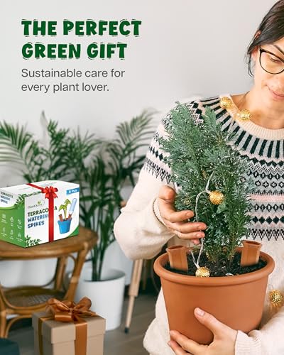 Plant Watering Devices (Terracotta - 10 Pcs (Pack of 1))