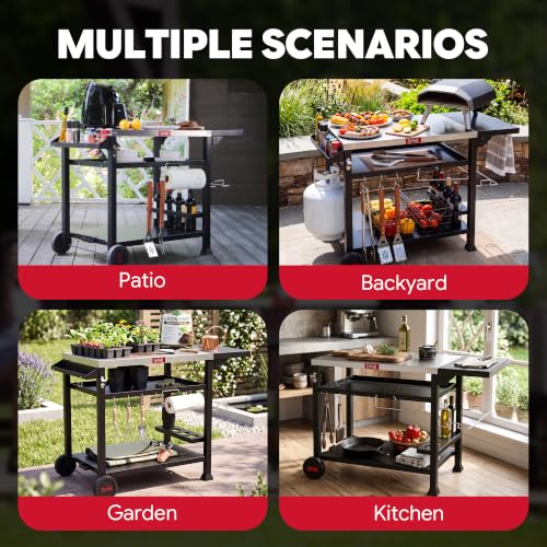 40x26 3 Tier Grill Cart (Table)