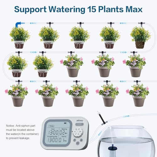 Automatic Plant Waterer Replacement Kit for 15 Potted Plants (Pack of 4)