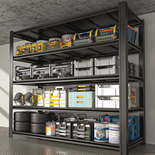 5 Tier Heavy Duty Garage Shelving (5T 55" W x 24" D x 84" H)