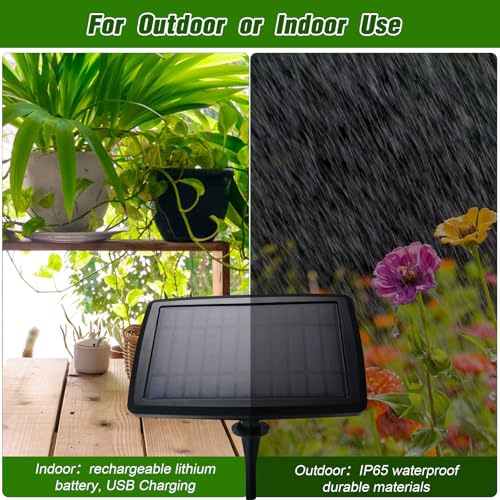 Solar Drip Irrigation System for Garden (Otd-10 pots-33FT / Red)