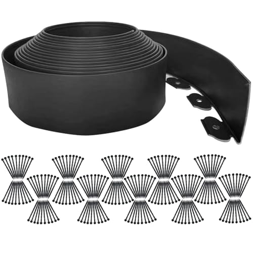 Garden Edging Borders 131FT (Black / 4IN x 131 FT)