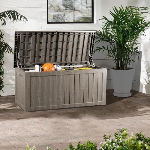 Outdoor Storage Box (Grey / 200 Gallon)