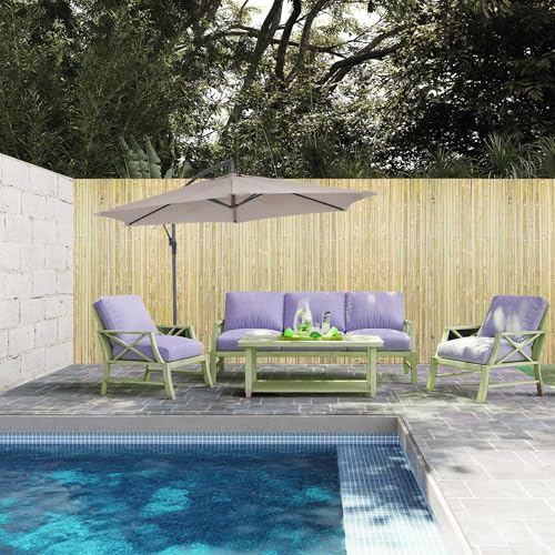 Bamboo Slat Fencing 6.5ft H x 13ft L (6.5 ft H x 13 ft L)