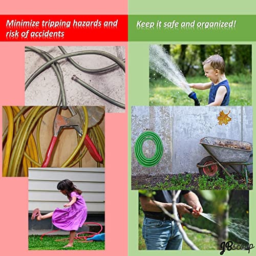 Garden Hose Holder Stainless Steel Small Wall Mount Garden Hose Hook (100 Feet)