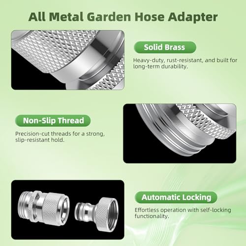 Garden Hose Quick Connector (2 Count)