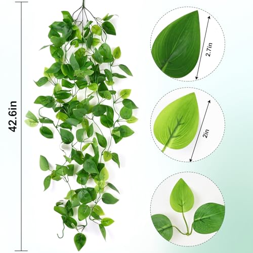 Fake Hanging Plants (Epipremnum Aureum / 8Pcs Plants)