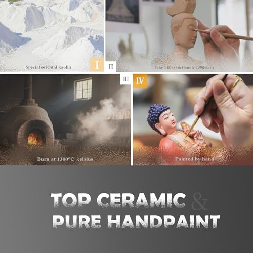 Ceramic Big Guan Yin Statue