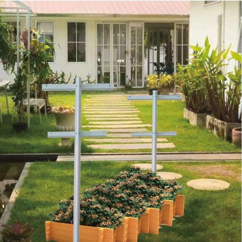 MRGARDEN 5 Feet Grape Vine Trellis 2packs for Raspberry (5 Feet-2trellis)