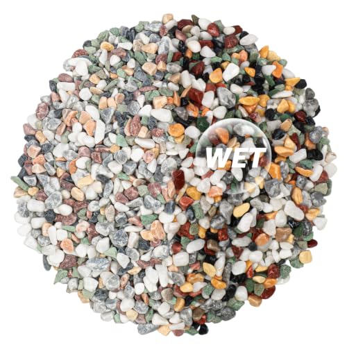 2lbs Natural Gravel Pebbles for Succulents and Cacti (Colorful / 2 Pounds)