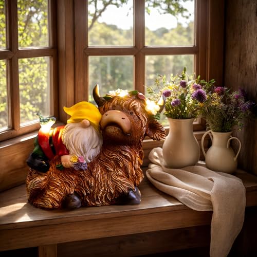 Garden Gnome Statue (Flower Gnome)
