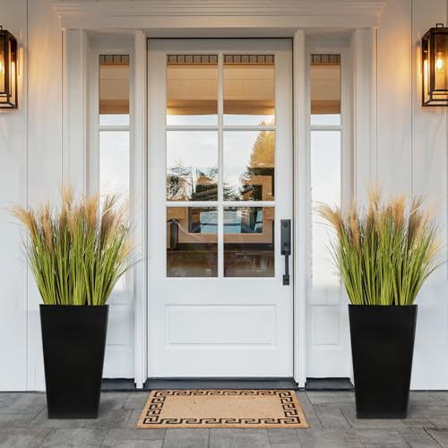 Artificial Plants 6PCS 31.5“ Fake Tall Grass (Brown Grass)