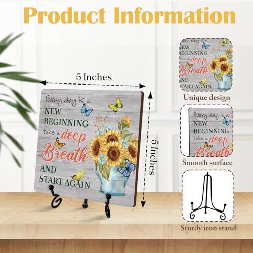 Spring Decorations for Rustic Farmhouse Decor (Retro Sunflower 3)