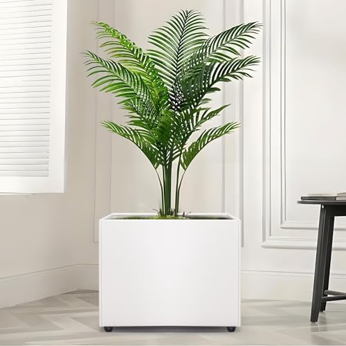 Planter Box Rectangular Block (Small-Assemble / White)