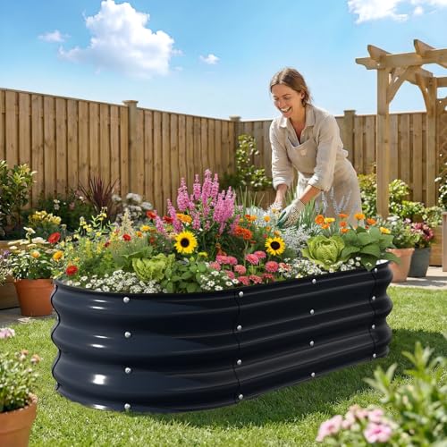 Raised Garden Bed (Midnight Blue / 4x2x1FT)