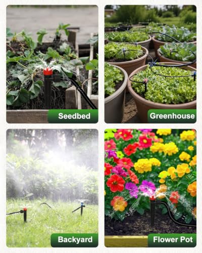 250FT Drip Irrigation System with 1 (250FT)