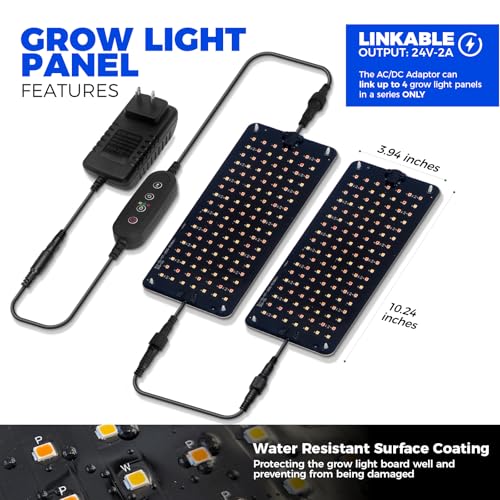 CX83Z Indoor Greenhouse with Grow Light (3 Spectrum-CX83Z / 15.7x11.8x59.1IN w/ Tent)