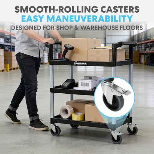 Rolling Utility Cart on Wheels