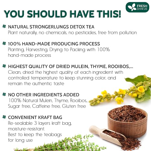 StrongerLungs 75 Tea Bags (75 Count)