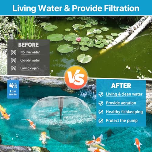 70W Solar Pond Filter with Fountain Pump (70W)