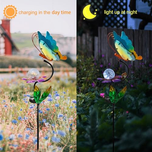 Solar Butterfly Garden Lights (Butterfly)