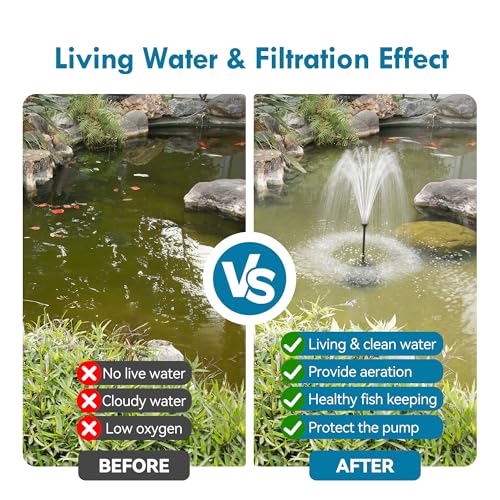 Pond Filter with Fountain Pump Kits (Corded Electric)