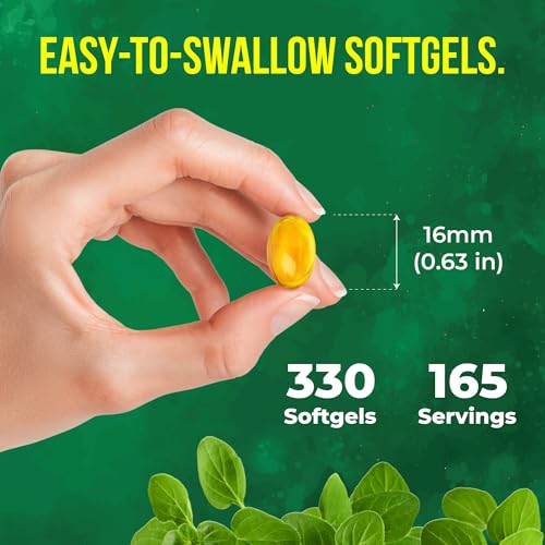 Oregano Black Seed Oil Softgels (330 Count)