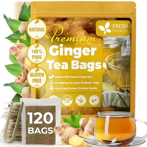 120 Ginger Tea Bags (120 Tea Bags)