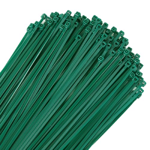4 inch 3mm Dark Green Nylon Garden Cable Zip Ties Self Locking Cable Ties Twist Ties