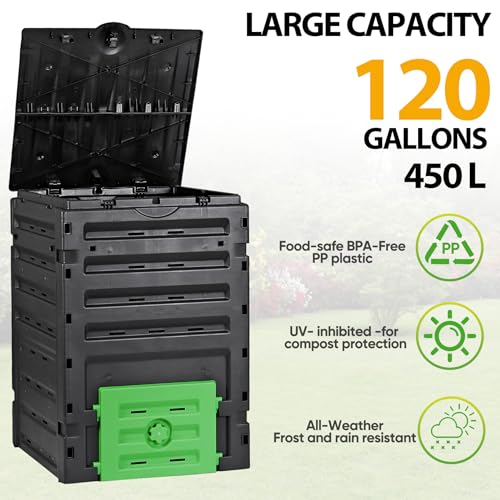 120 Gallon Large Compost Bin
