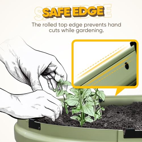 Raised Garden Bed Quick (Olive Green / 74X36X12 in)
