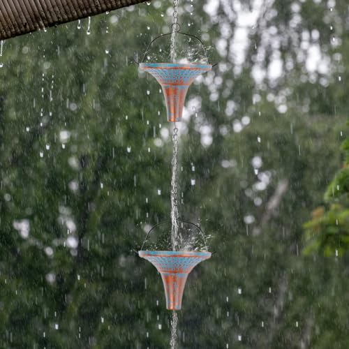 10 Ft Rain Chains for Gutters