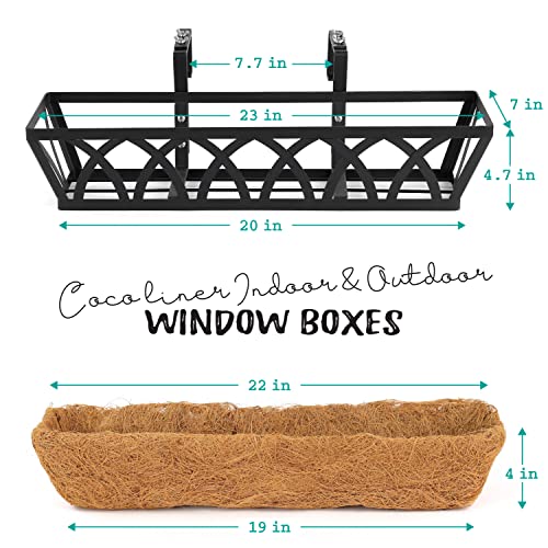 24" Hanging Window Box Basket w