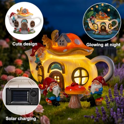 Solar Fairy Garden House Lights (Set)