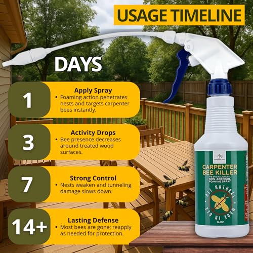 Carpenter Bee Spray for Sheds (16 0z - Carpenter Bee Spray)