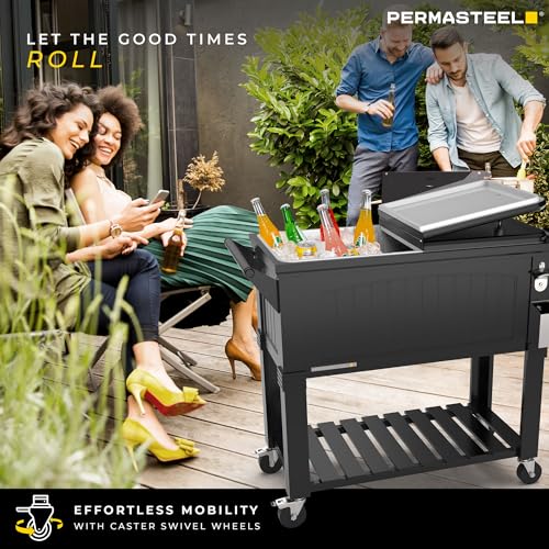 Party Cooler with Divider (Cooler W/ Divider / Black)