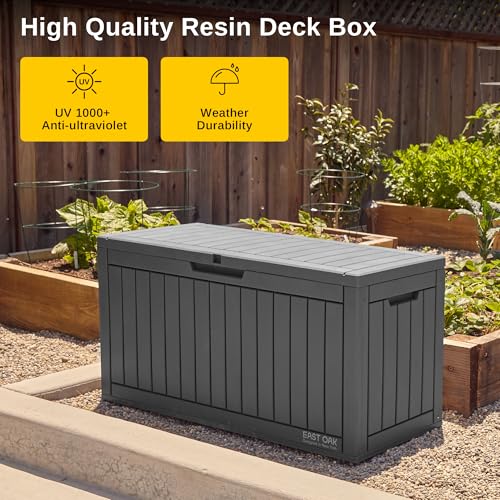 Outdoor Storage Box (Black / 60 Gallon)