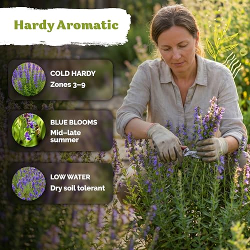 800 Hyssop Heirloom Herb Seeds for Planting