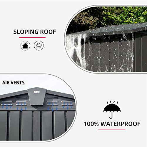 Domi Outdoor Storage Shed 6.5' x 4.2'