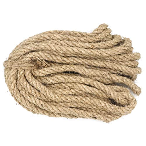 1 2 Inch Diameter Jute Rope (Natural Jute / 13mm x 50 Ft)