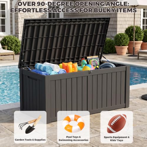 Outdoor Storage Box (Black / 150 Gallon 3.0)