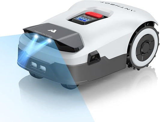 Robot Lawn Mower NO Wire, Full Band RTK+4-Eye Vision Robotic Lawnmower, Automatic Mapping, 20 Multi-Zone Management, Accurate Obstacle Avoidance, Intelligent Path Planning