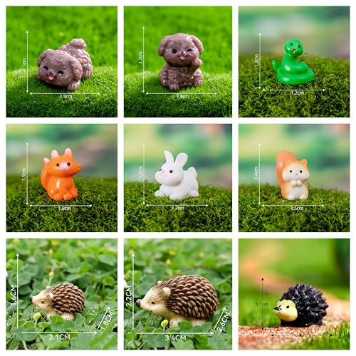 44PCS Miniature Garden Accessories Set (Mushroom)