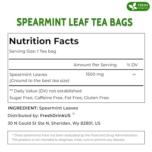 Spearmint Tea Bags (120 Tea Bags)